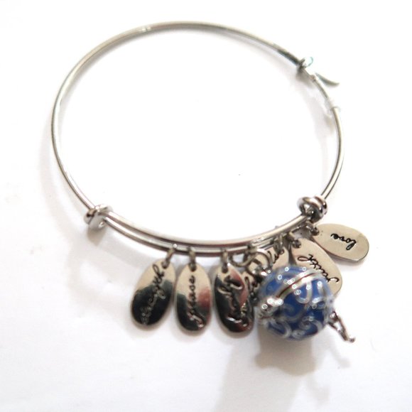 ALEXA'S ANGELS Blessings Box Charm Bangle bracelet - Picture 5 of 6